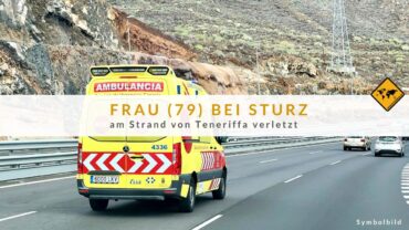 Frau (79) bei Sturz am Strand von Teneriffa verletzt