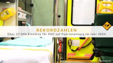 SUC rückt 2024 über 17.000 Mal auf Fuerteventura aus