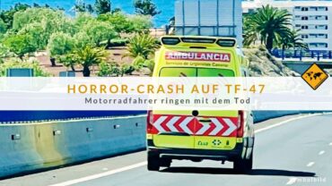 Schwerer Motorradunfall auf Teneriffa: Lebensgefahr für 20-Jährige