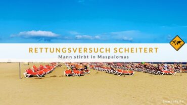 Tragödie am Maspalomas Strand: Mann ertrinkt am Samstag