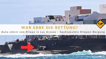 Auto von Klippe gestürzt: Großeinsatz in Las Arenas (Teneriffa)