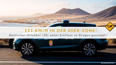 Fuerteventura Drogenfahrt: Deutscher mit 151 kmh in 60er-Zone