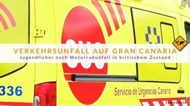 Gran Canaria Unfall in Firgas: Motorradfahrer (19) in Lebensgefahr