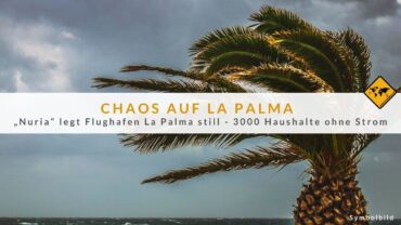 La Palma Flughafen geschlossen: Sturm „Nuria“ legt Insel lahm
