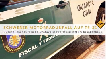 Motorradunfall auf Teneriffa: 17-Jähriger kämpft um sein Leben!