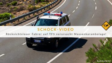 TF5 Teneriffa Unfall: Horror-Crash durch Zickzack-Fahrt! (Video)