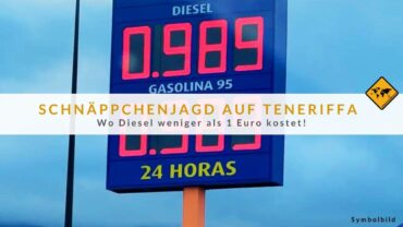 Tankpreise Teneriffa: Hier tankst Du heute am günstigsten!