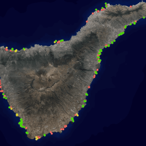 Teneriffa Abwasser Karte