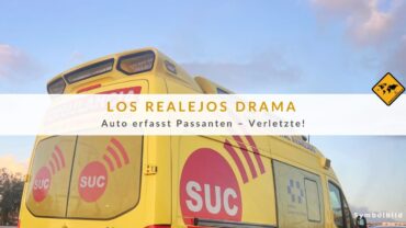 Los Realejos: Auto rast in Fußgänger nach Überschlag!