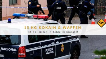 Razzia in Telde: 15 kg Kokain & Waffen sichergestellt!