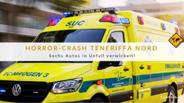 Teneriffa Unfall TF-5: Massenkarambolage legt Inselring lahm!