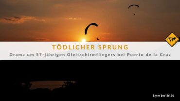 Teneriffa Gleitschirmfliegen: Sturz in den Tod vor Puerto de la Cruz