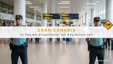Gran Canaria Drogenfund: 4 kg Heroin im Gepäck