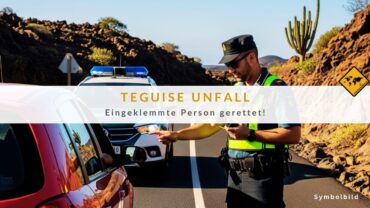 Lanzarote Unfall: Spektakulärer Überschlag auf der LZ-1!