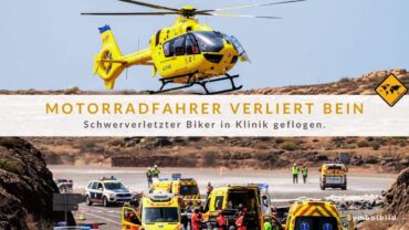 Unfall auf Teneriffa: Motorradfahrer verliert Bein